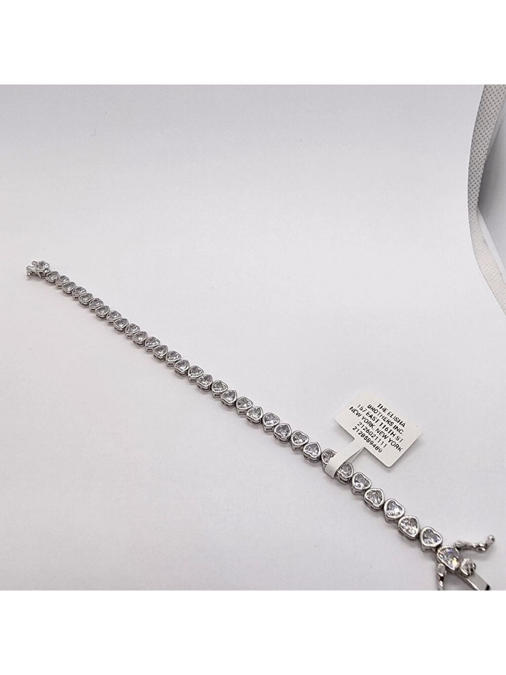 Brand New Sterling Silver 925 Multi Hearts Bracelet